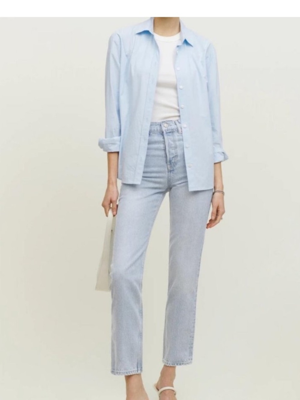 Reformation Cynthia High Rise Straight Jeans